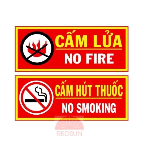 CẤM LỬA CẤM HÚT THUỐC